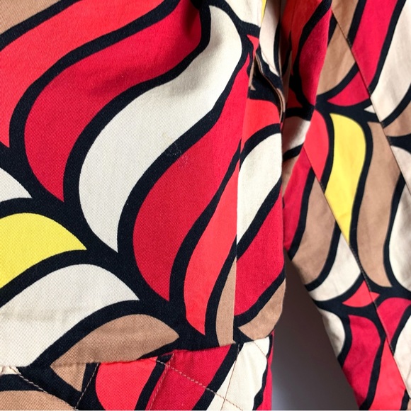 Totem Zip Up Abstract Print Jacket - Picture 5 of 15